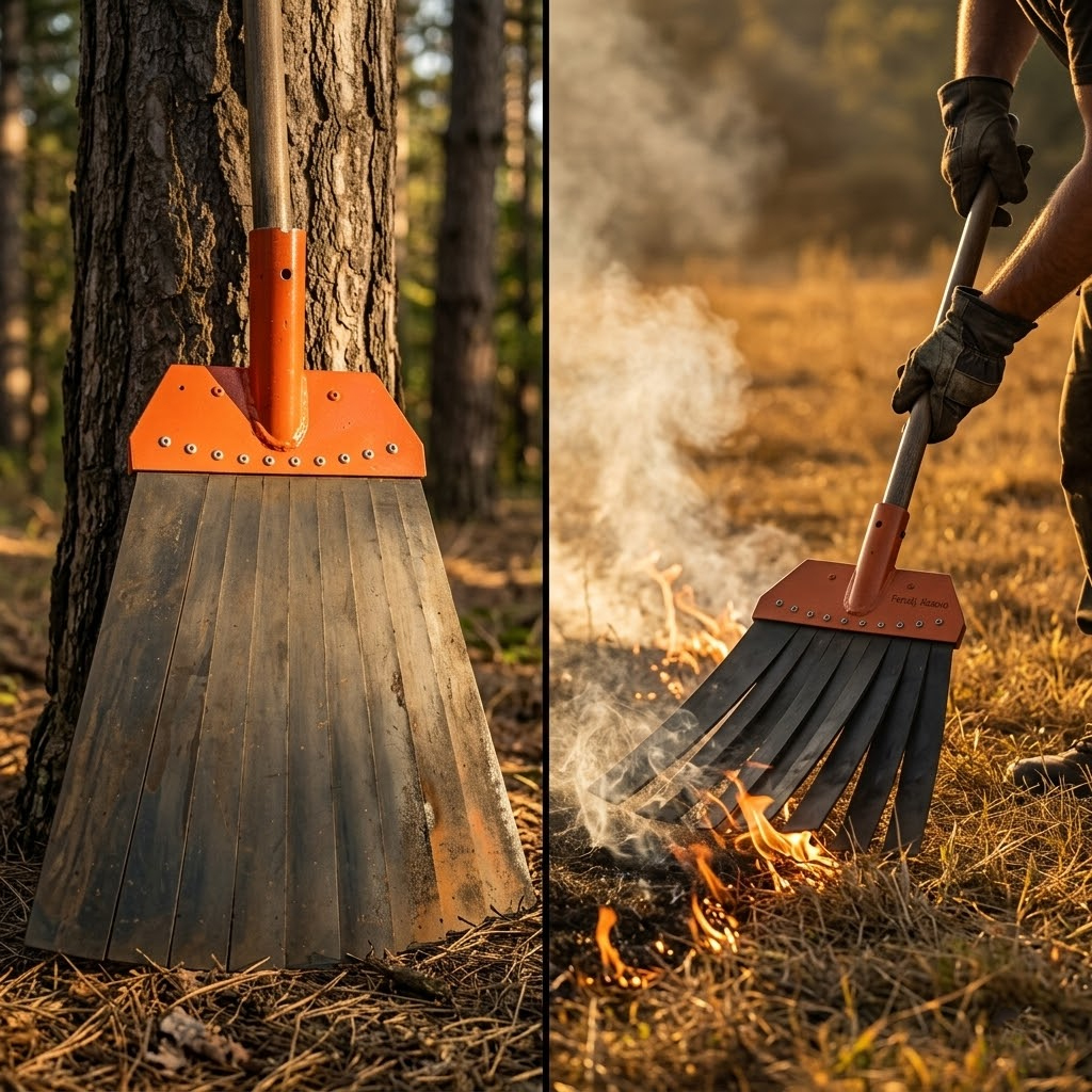 Fshesë Metalike për shuarjen e zjarreve fushore dhe malore